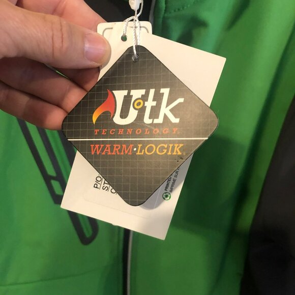 North End Men's Green & Gray Jacket With UTK Warm.Logik Technology Reflective Br - Picture 3 of 11